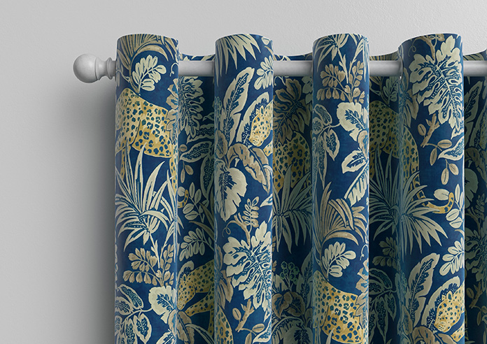 Leopard, Lapis - Made to Measure Curtain - Image 12